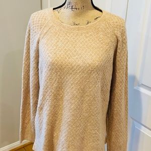 New without Tags! Loft Beige Sweater (Size Large)